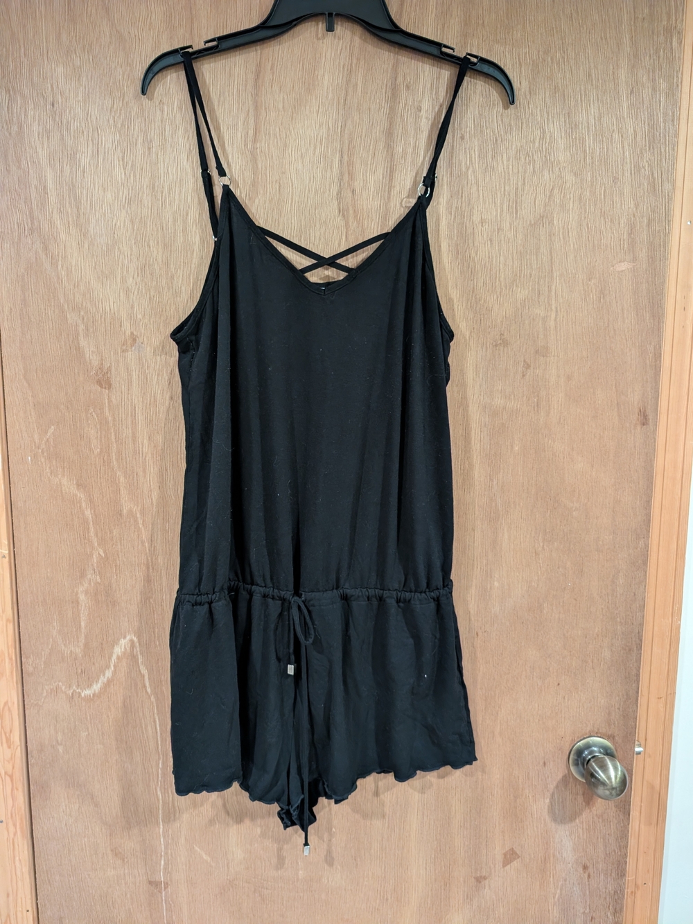 Salt + Cove Black Strappy Romper One-Piece